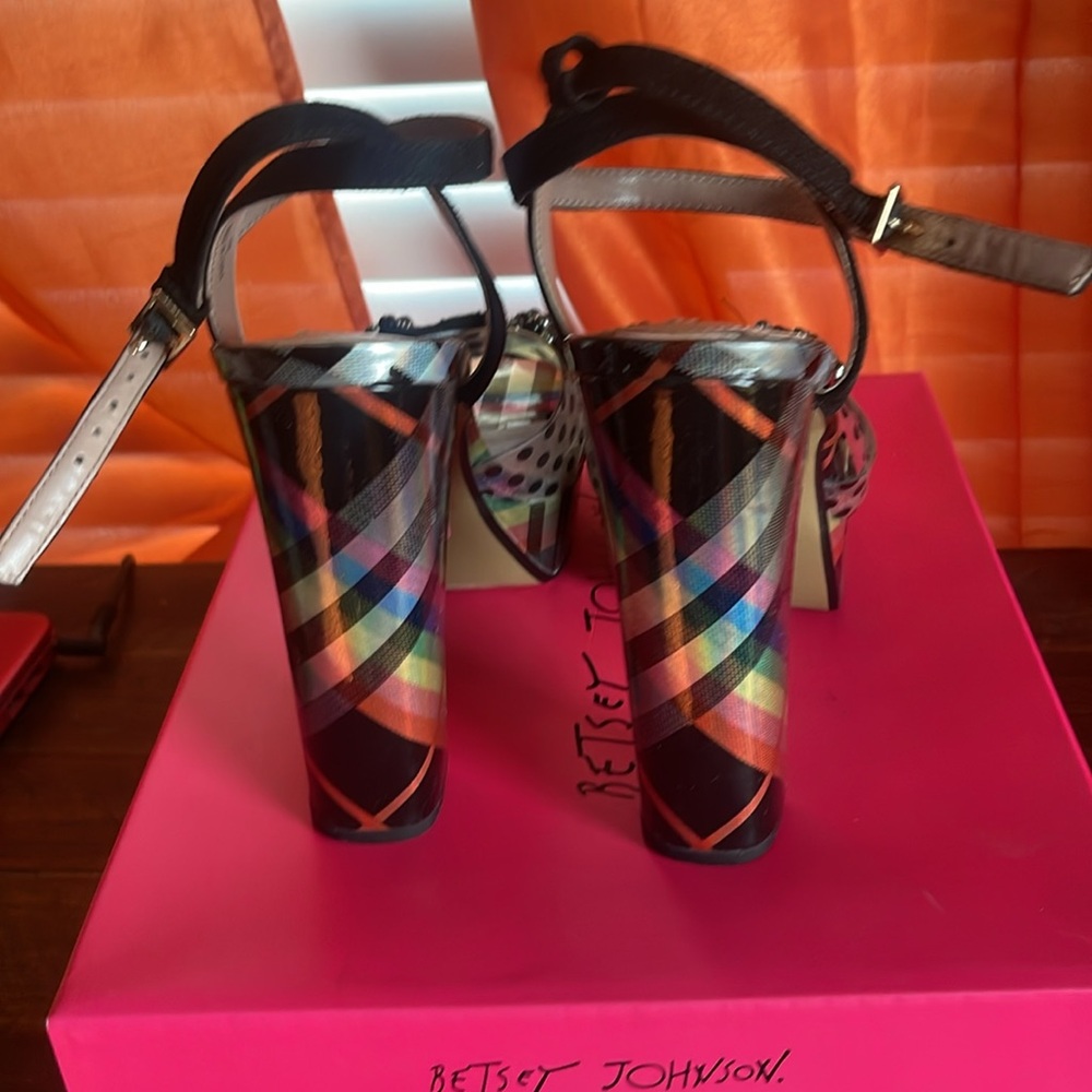 Betsey Johnson Multicolor Platform Heels - Picture 5 of 7
